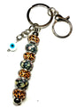 Black and Leopard Solidarity Keychain